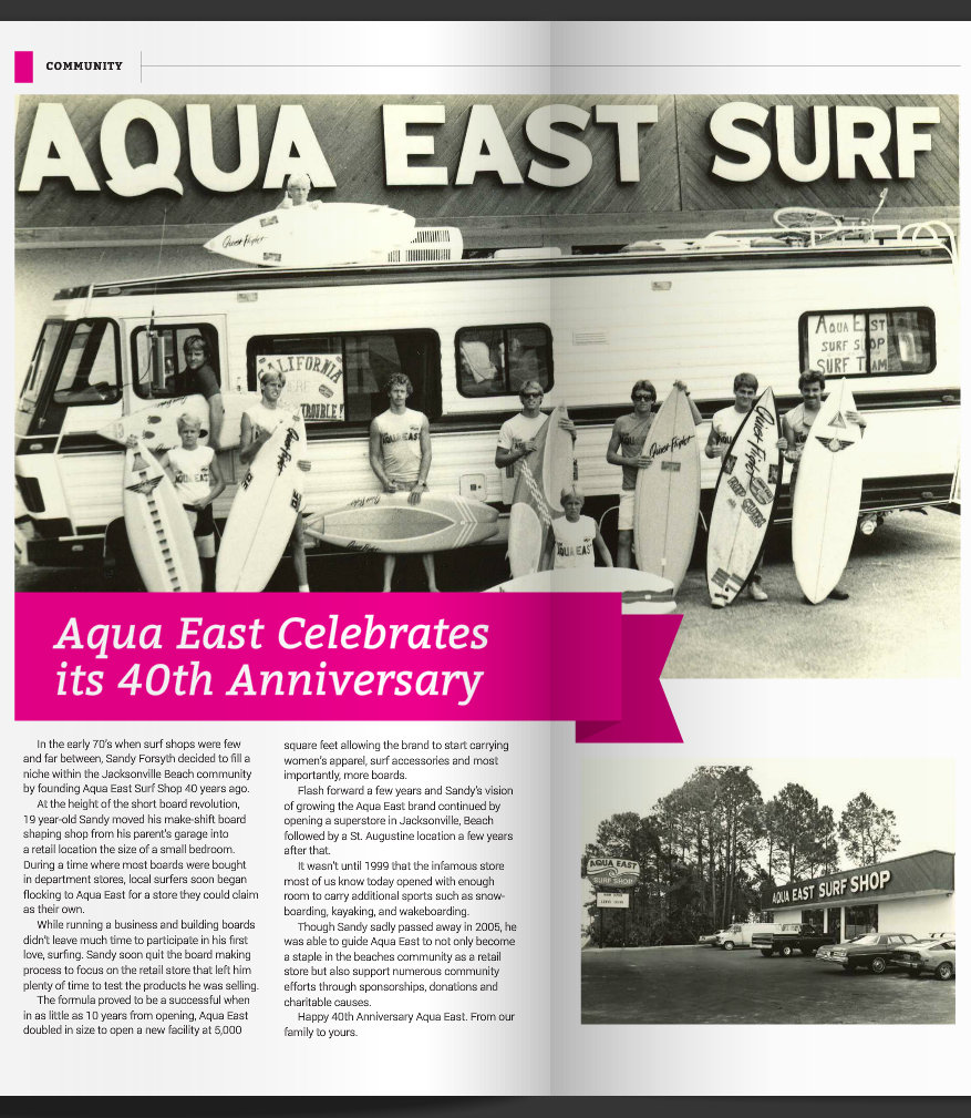 aqua east surf shop history